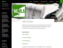 Tablet Screenshot of nemla.musiclibraryassoc.org