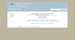 Desktop Screenshot of facilities.musiclibraryassoc.org