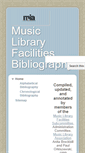 Mobile Screenshot of facilities.musiclibraryassoc.org