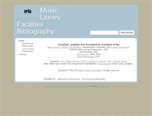 Tablet Screenshot of facilities.musiclibraryassoc.org