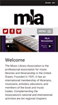 Mobile Screenshot of musiclibraryassoc.org